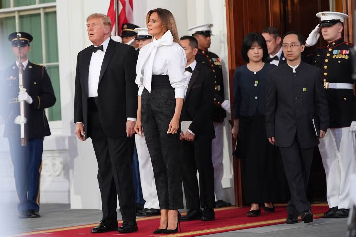 Melania y Donald Trump