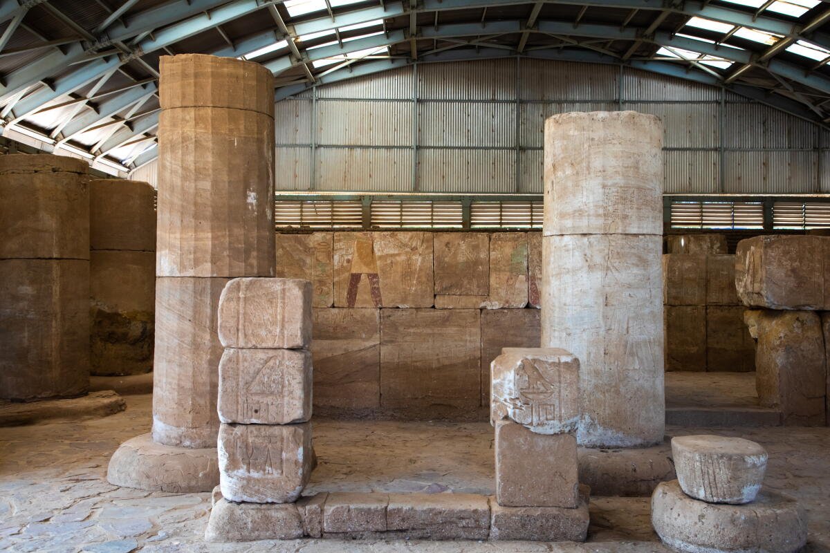 Templo Buhin en el Museo Nacional, Estado de Jartum, Jartum, Sudán, el 5 de enero de 2019 en Jartum, Sudán.