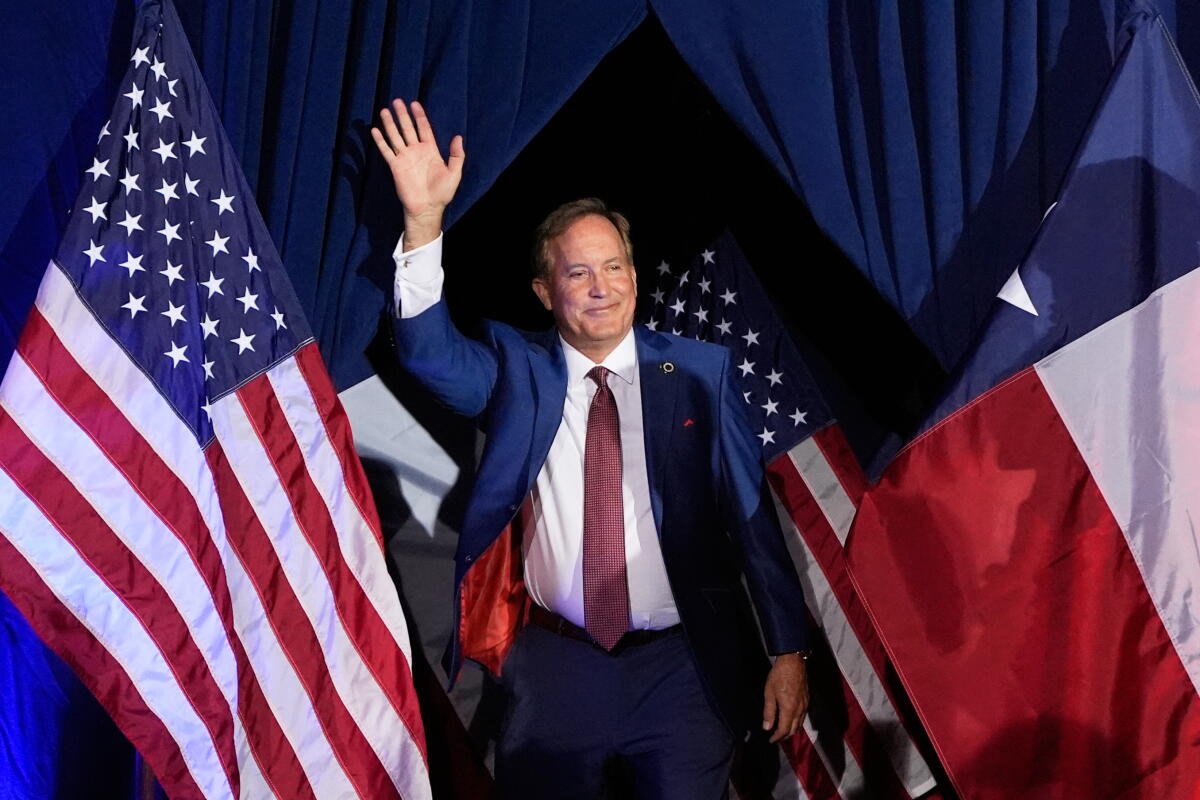 Abogado de Texas. General Ken Paxton 