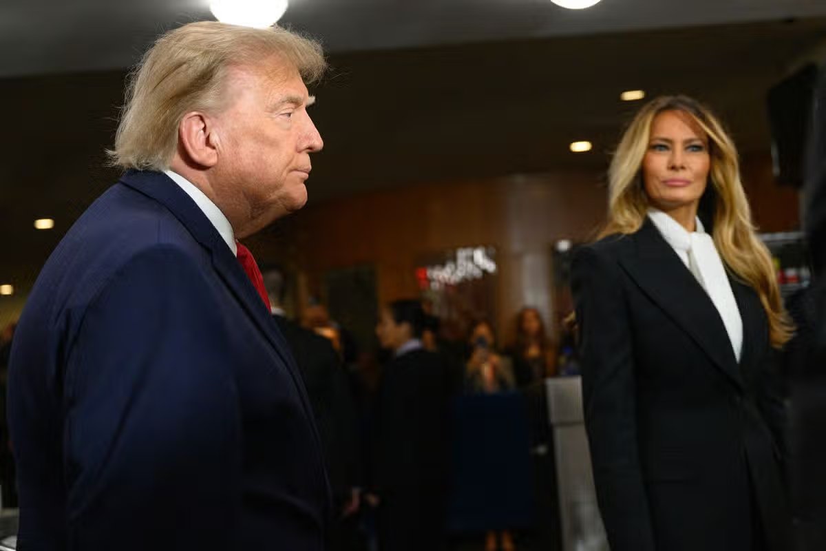 melania y donald