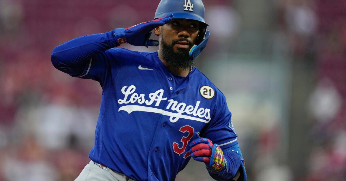 Cómo Teoscar Hernández construyó su swing para ayudar a los Dodgers a vencer a los Rojos