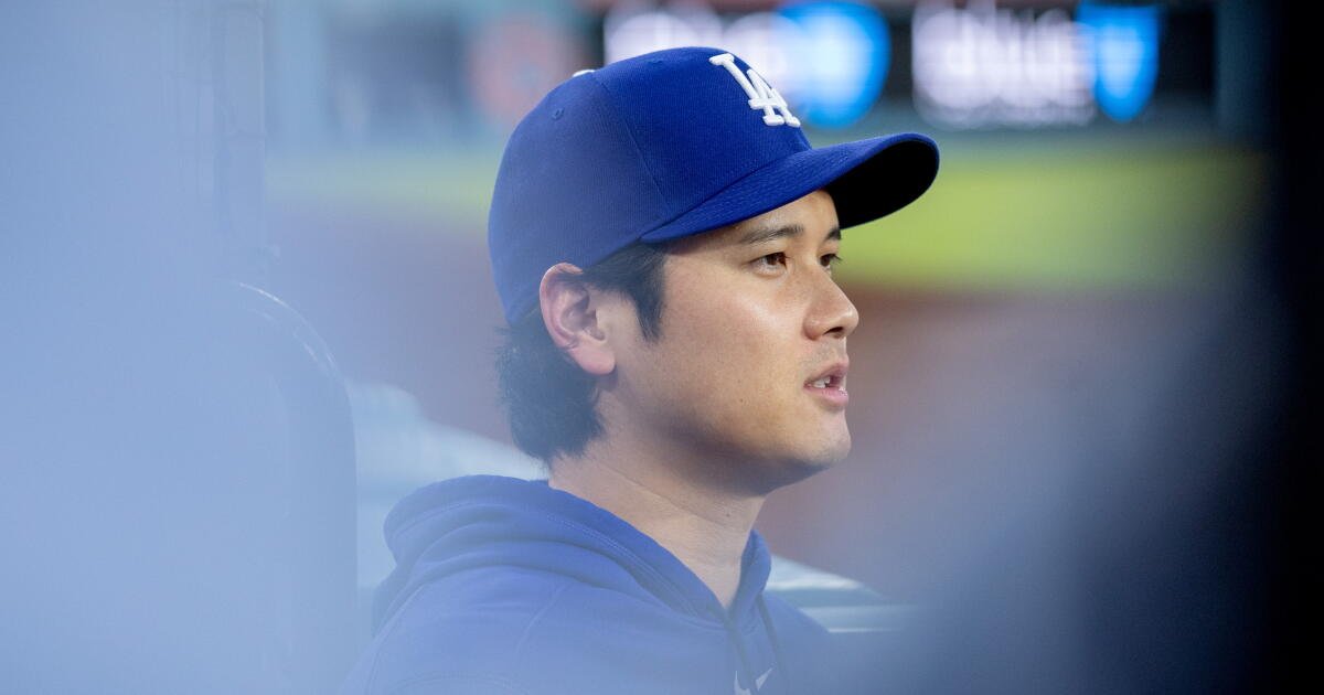 Shohei Ohtani fuera de la alineación de los Dodgers, disponible para bateadores emergentes