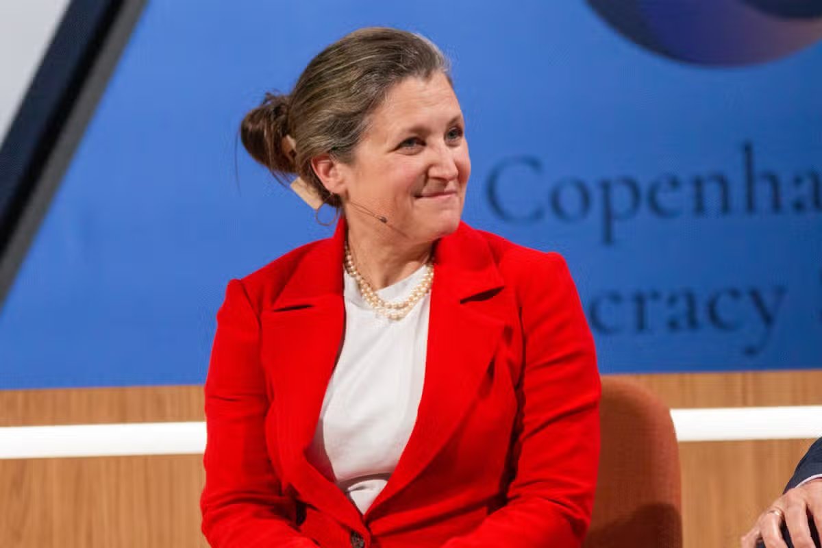 Chrystia Freeland, ex viceprimera ministra de Finanzas de Canadá