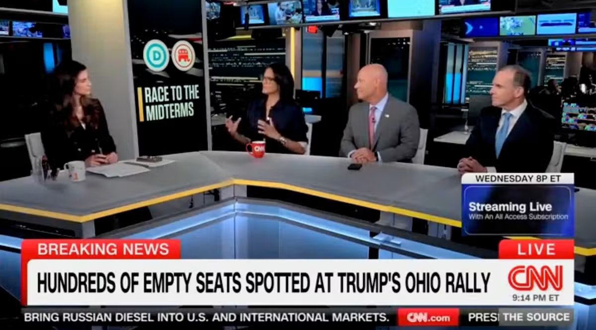 CNN Grab analiza los asientos vacíos en los mítines de Trump