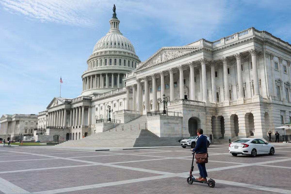 Edificio del Capitolio de los Estados Unidos.