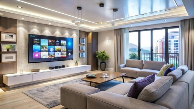 Ideas de configuración de entretenimiento para la sala de estar